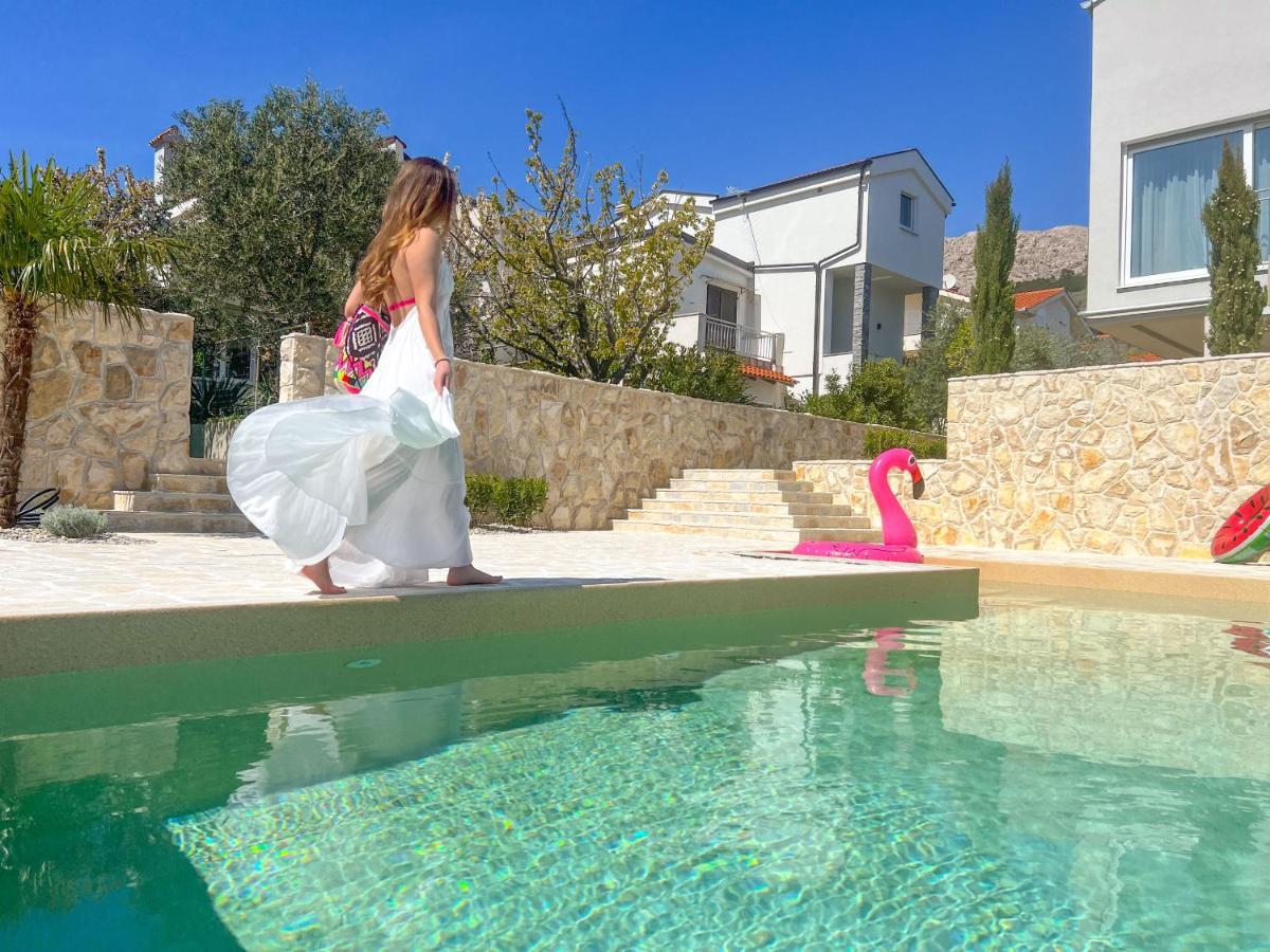 Apartment Baska Mit Poolarea - Krk, Kroatien Dış mekan fotoğraf