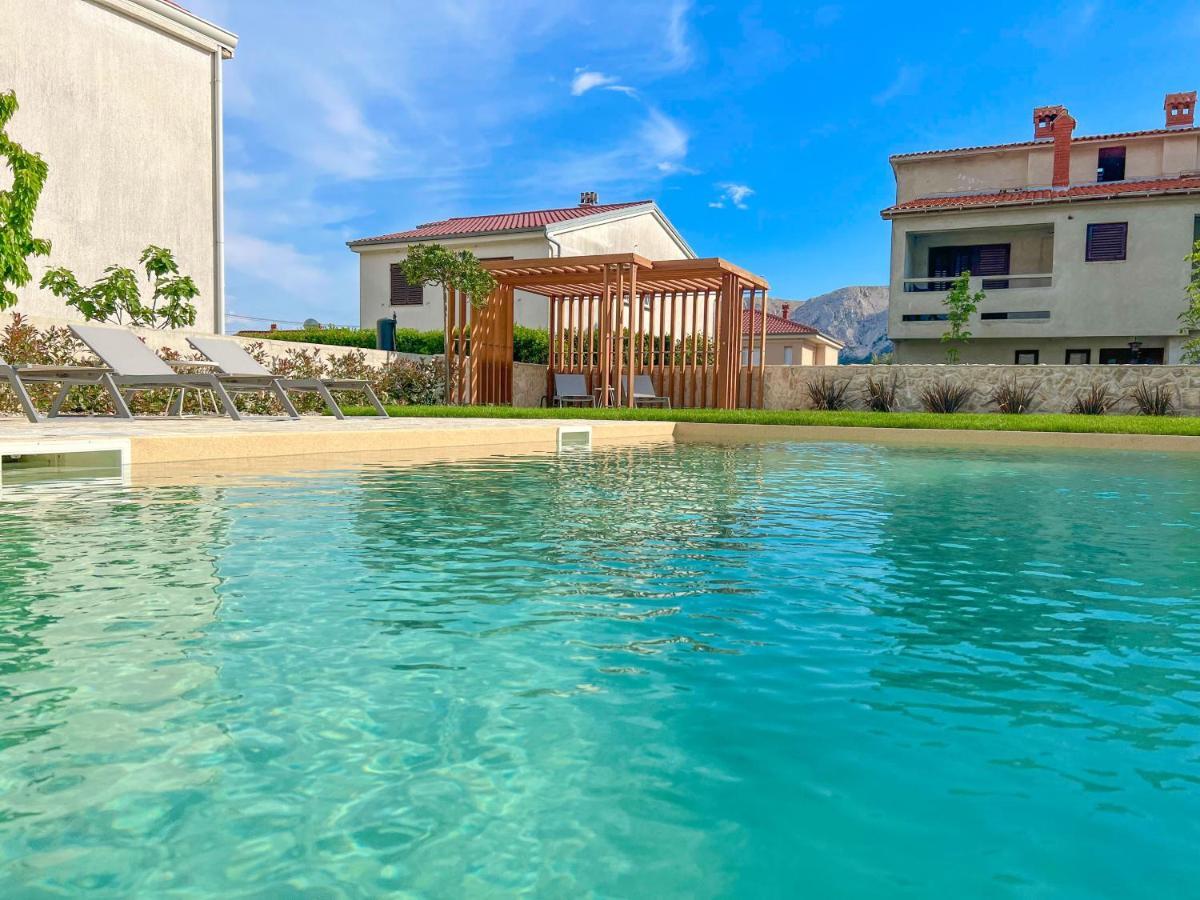 Apartment Baska Mit Poolarea - Krk, Kroatien Dış mekan fotoğraf