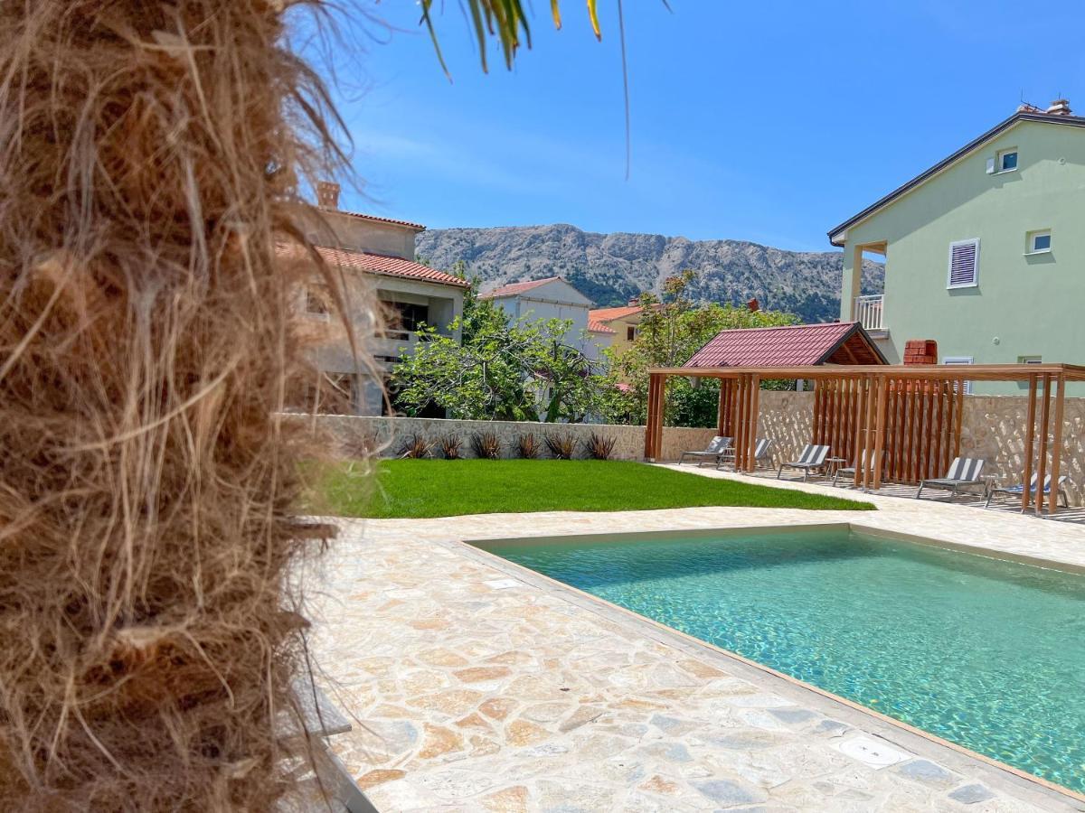 Apartment Baska Mit Poolarea - Krk, Kroatien Dış mekan fotoğraf