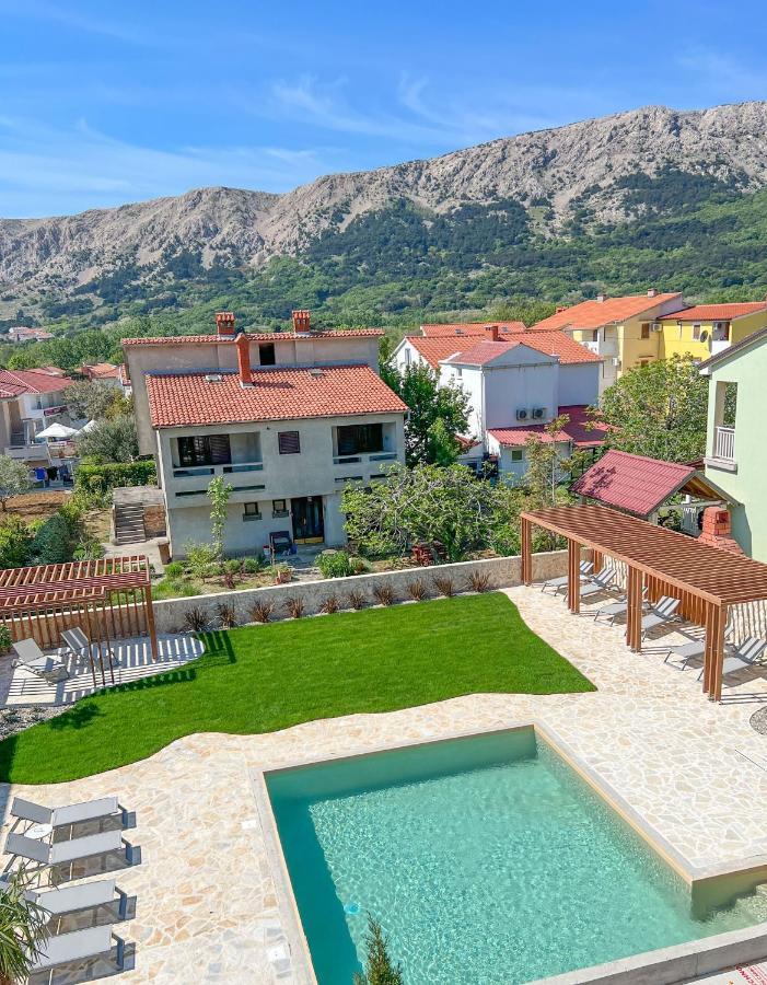 Apartment Baska Mit Poolarea - Krk, Kroatien Dış mekan fotoğraf